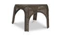 Kendall Outdoor Dining Chair Brown-Set of Two