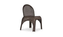 Kendall Outdoor Dining Chair Brown-Set of Two