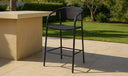 Zola Outdoor Bar Stool Dark Brown