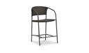 Zola Outdoor Counter Chair Dark Brown