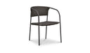 Zola Outdoor Dining Chair Dark Brown-Set Of Two