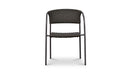 Zola Outdoor Dining Chair Dark Brown-Set Of Two