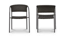 Zola Outdoor Dining Chair Dark Brown-Set Of Two