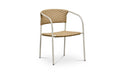 Zola Outdoor Dining Chair Natural-Set Of Two