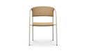 Zola Outdoor Dining Chair Natural-Set Of Two