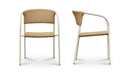 Zola Outdoor Dining Chair Natural-Set Of Two