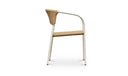 Zola Outdoor Dining Chair Natural-Set Of Two
