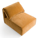 Gene - Modern Fabric Modular Armless Sectional Seat