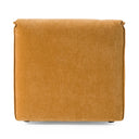 Gene - Modern Fabric Modular Armless Sectional Seat