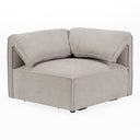 Gene - Modern Light Grey Fabric Modular Sectional Sofa-7-Piece Sectional