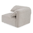 Gene - Modern Light Grey Fabric Modular Corner Sectional Seat