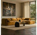 Gene - Modern Light Grey Fabric Modular Sectional Sofa