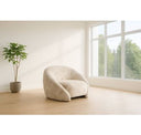 Gentle - Modern Beige Pattern Fabric Sofa