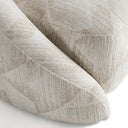 Gentle - Modern Beige Pattern Fabric Accent Chair