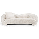 Gentle - Modern Beige Pattern Fabric Sofa