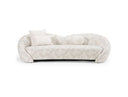 Gentle - Modern Beige Pattern Fabric Sofa