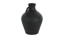 Lyra Vase Black Terracotta