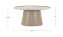 Kimberley Coffee Table White Marble