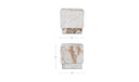 Layla Side Table Breccia Marble