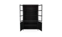Henry Metal Tall Cabinet Black
