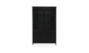 Henry Metal Tall Cabinet Black