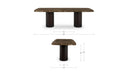 Daphne Dining Table Large Dark Emperador Marble