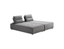 Glendale - Modern Grey Fabric Modular Sectional Sofa