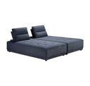 Glendale - Modern Grey Fabric Modular Sectional Sofa