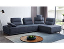 Glendale - Modern Grey Fabric Modular Sectional Sofa