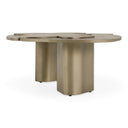 Glimpse - Modern Antique Brass Nesting Coffee Table Set