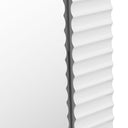 Glinda - Modern Pearl White Floor Mirror