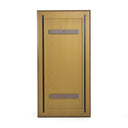 Glinda - Modern Brushed Brass Floor Mirror
