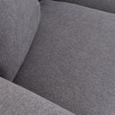Gloria - Modern Grey Fabric Loveseat