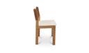 Carol Dining Chair Tan Leather Set of Two