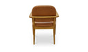 Norrie Dining Chair Brown Leather
