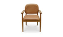 Norrie Dining Chair Brown Leather