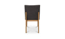 Demi Dining Chair Brown Leather-Set of Two