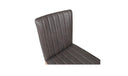 Demi Dining Chair Brown Leather-Set of Two