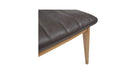 Demi Dining Chair Brown Leather-Set of Two