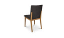 Demi Dining Chair Brown Leather-Set of Two