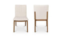 Demi Dining Chair Cream-Set of Two