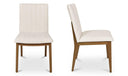 Demi Dining Chair Cream-Set of Two