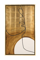 Golden Face - Modern 35" x 59" Painting