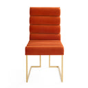 Channeled Goldfinger Dining Chair