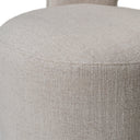 Gordon - Modern Cream Fabric Swivel Dining Chair