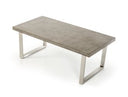 Renzo Modern Oak & Concrete 118" Dining Table