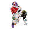 Graffiti Gorilla - White + Multi-Color Sculpture
