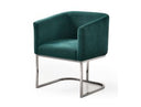 Trevor Modern Green Velvet & Gold Dining Chair (Set of 2)