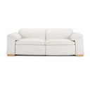 Gregory - Modern Off-White Leather Recliner Chair