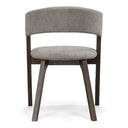 Grover - Modern Grey & Dark Wenge Dining Chair (Set of 2)
